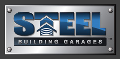 Steel building garages logo