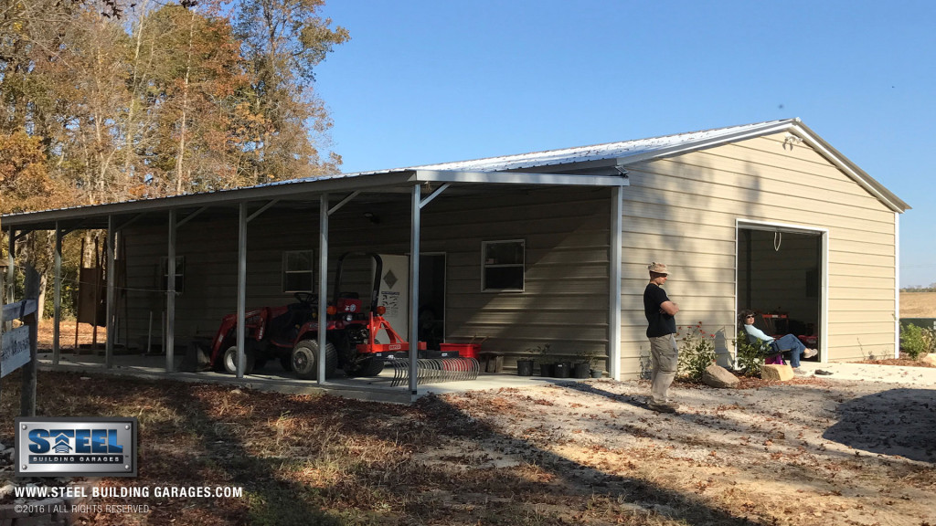 joe parks garage with lean to 1