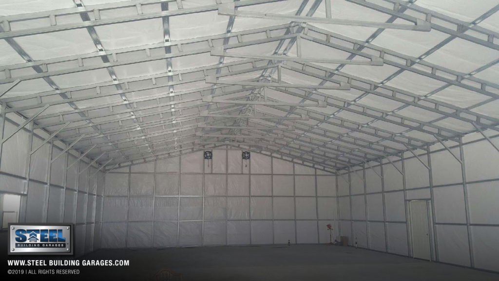 Large Steel Garage Interior