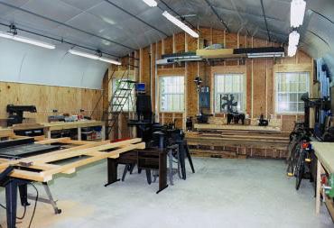 Metal buildings make durable and affordable workshops