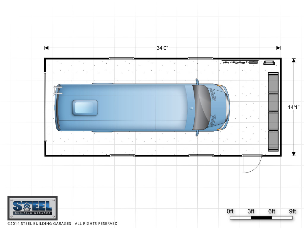 RV Garage Floor Plan
