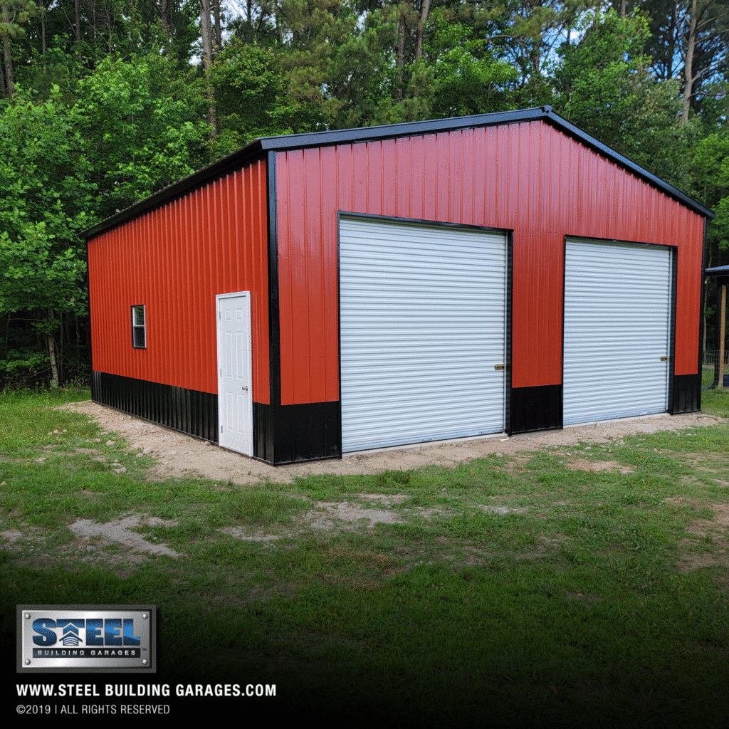 red-2 | Steel Building Garages