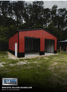red-3 | Steel Building Garages