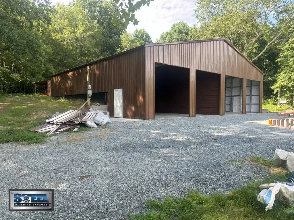 Winkler Knives completed steel building
