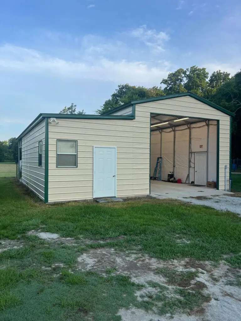 Steel Building Garage extension project 2025 | Steel Building Garages Steel Building Garage extension project 2025
