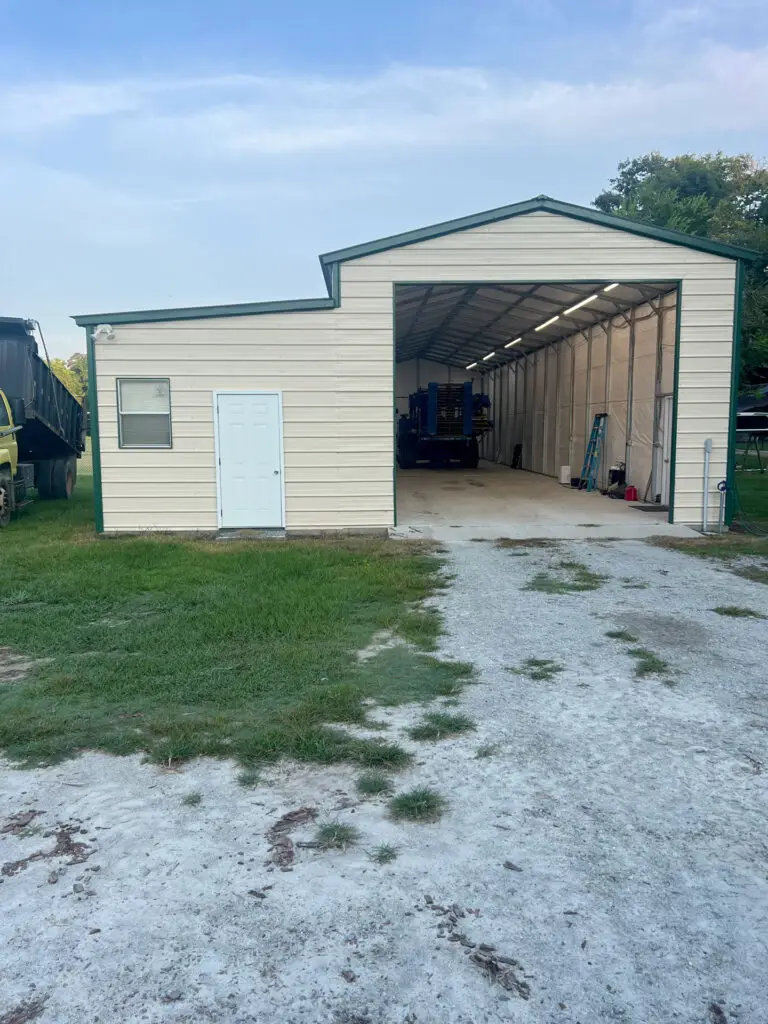 Steel Building Garage extension project 2025 | Steel Building Garages Steel Building Garage extension project 2025