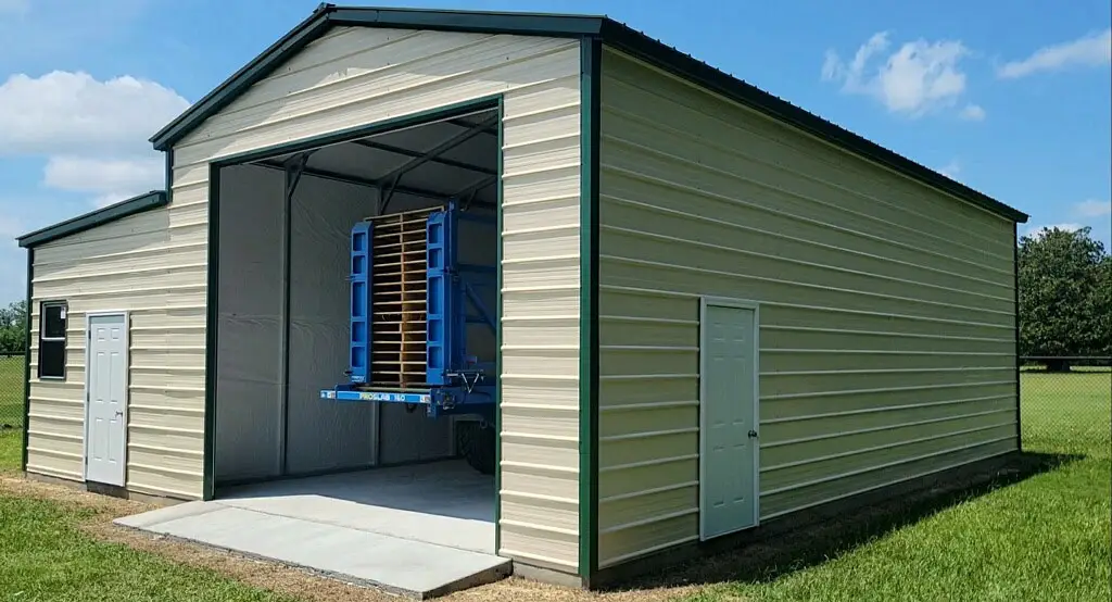 Steel Building Garage extension project 2025 - Original 2022 building | Steel Building Garages Steel Building Garage extension project 2025 - Original 2022 building